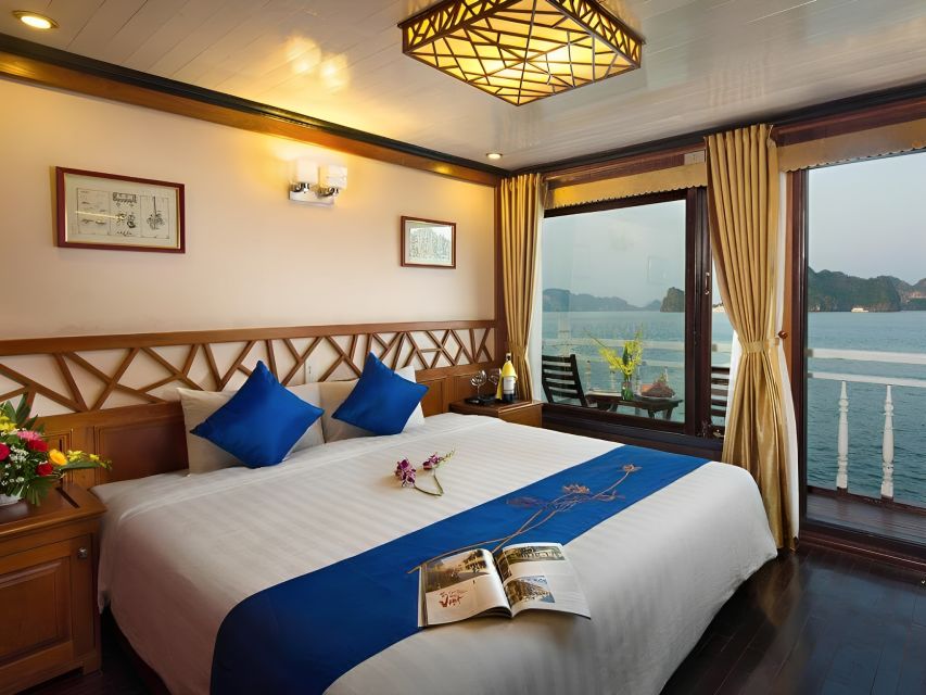 2-Day Royal Palace Ha Long Bay & Ti Top Island Cruise - Your overnight cabin and onboard comfort
