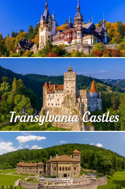3 Castles Tour From Bucharest: Peles, "Wednesday" & Dracula - Three castles, three moods, one long day
