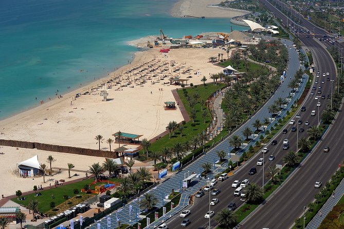 Abu Dhabi Grand Mosque, Etihad Towers & Royal Palace Visit from Dubai - The Corniche and Abu Dhabi’s waterfront