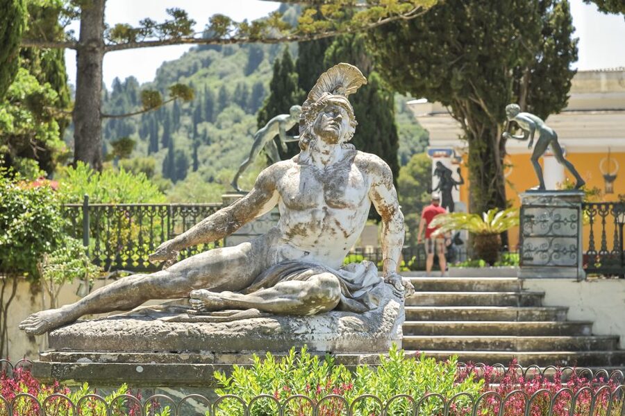 Achilleion Palace, Kanoni & Corfu Old Town Private Tour - Kanoni Hill and the famous coastal view