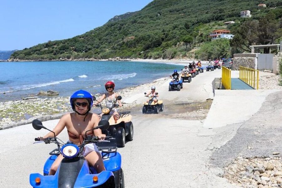 Agios Gordios: Corfu ATV Quad Tour with Lunch at Pink Palace - A Greek lunch at a local tavern
