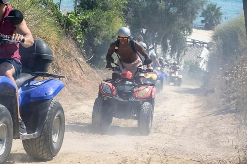 Agios Gordios: Corfu ATV Quad Tour with Lunch at Pink Palace - Swimming at Paramonas Beach