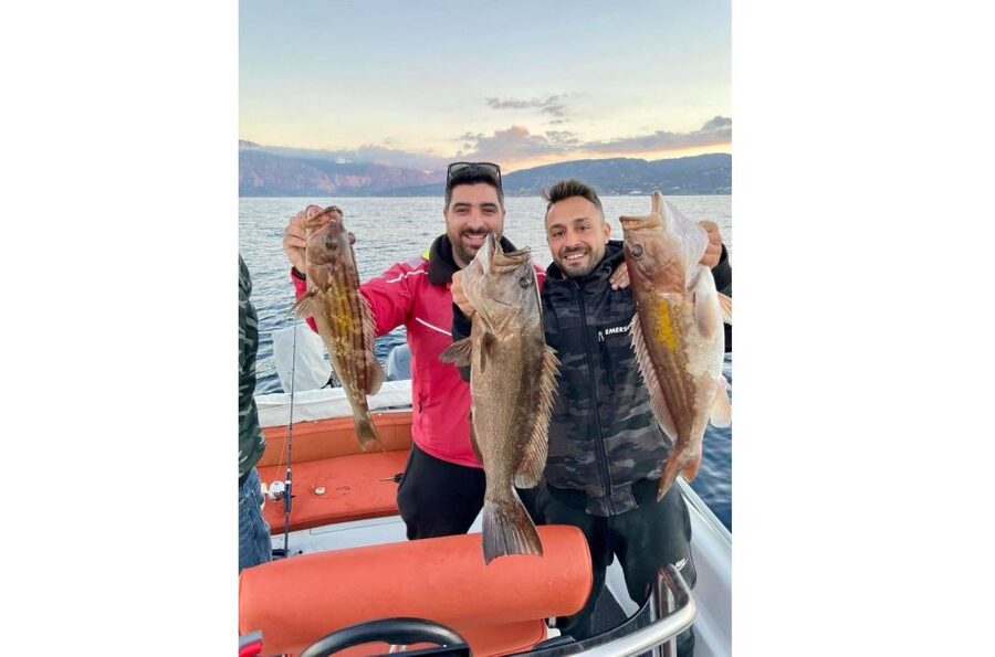 Agios Nikolaos: Mirabello Bay Fishing Trip - Fishing across Mirabello Bay from Ormos Bay