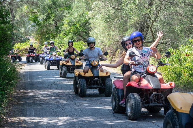 ATV Quad Guided Sightseeing/ Exploring Tour@The Pink Palace Corfu - Paramonas Beach, the first real pause