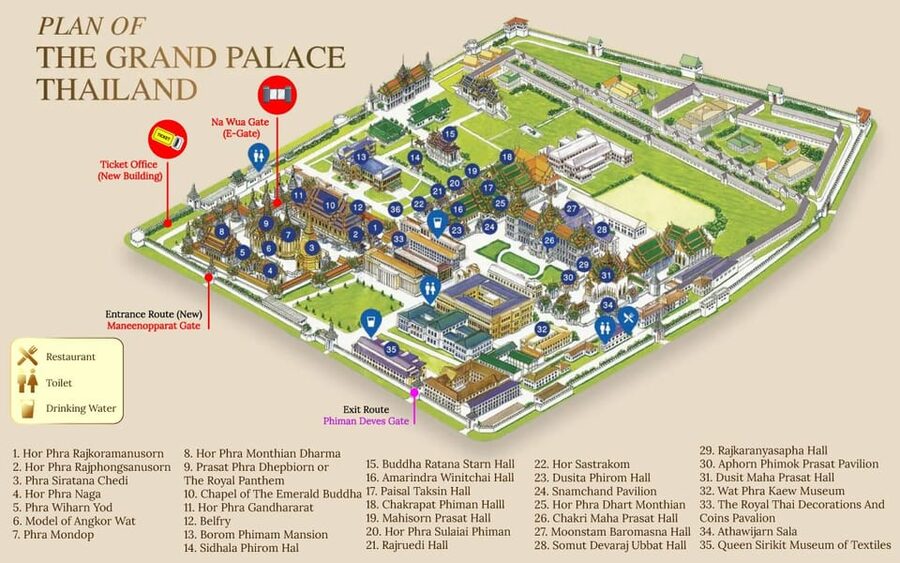 Bangkok: Grand Palace Skip-the-Line Entry Ticket - Gold roofs, carved details, and royal ceremony