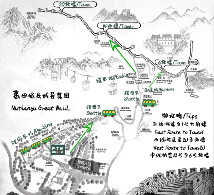 Beijing: Mutianyu Great Wall & Summer Palace Day Tour - Four hours on the Mutianyu Great Wall