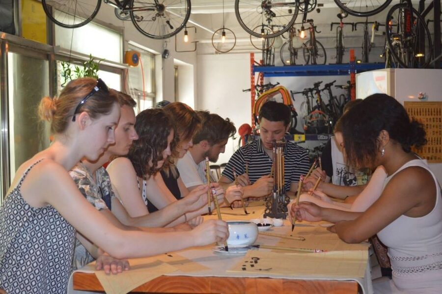 Beijing Wangfujing Calligraphy Class Nearby Forbidden City - Pairing the class with the Forbidden City