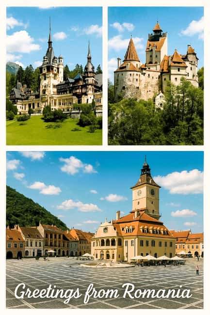 Bucharest: Peles Castle, Bran Castle & Brasov Day Trip - Peles Castle and Sinaia’s royal setting