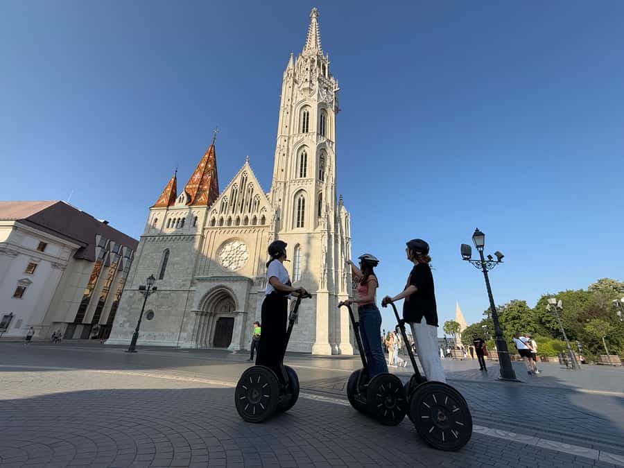 Budapest Buda Castle Private Segway Tour - Riding from central Pest toward Buda