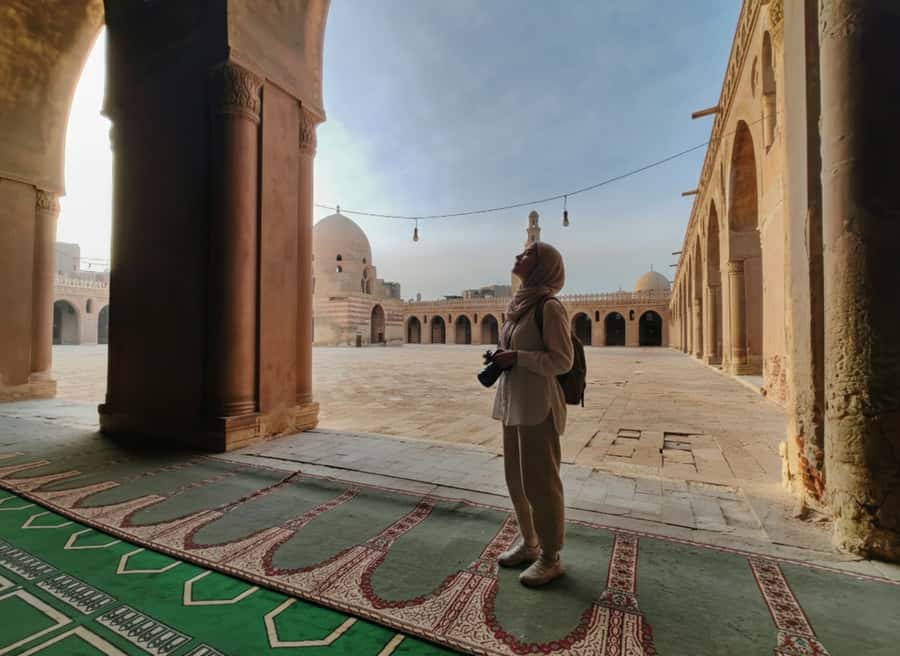 Cairo Heritage Tour: Golden Palace, Oldest Mosque with Lunch - Ibn Tulun Mosque and the famous spiral minaret