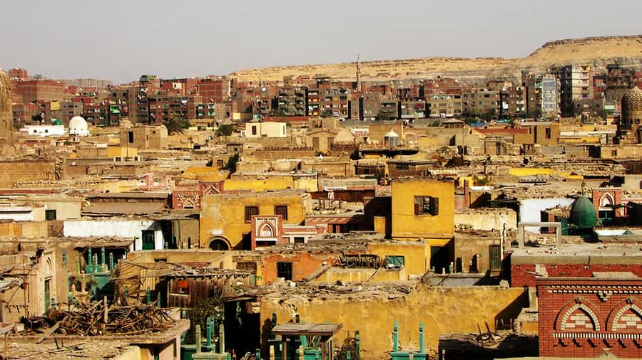 Cairo:Nilometer, Manial Palace,City of The Dead With Felucca - The City of the Dead and its complicated reality