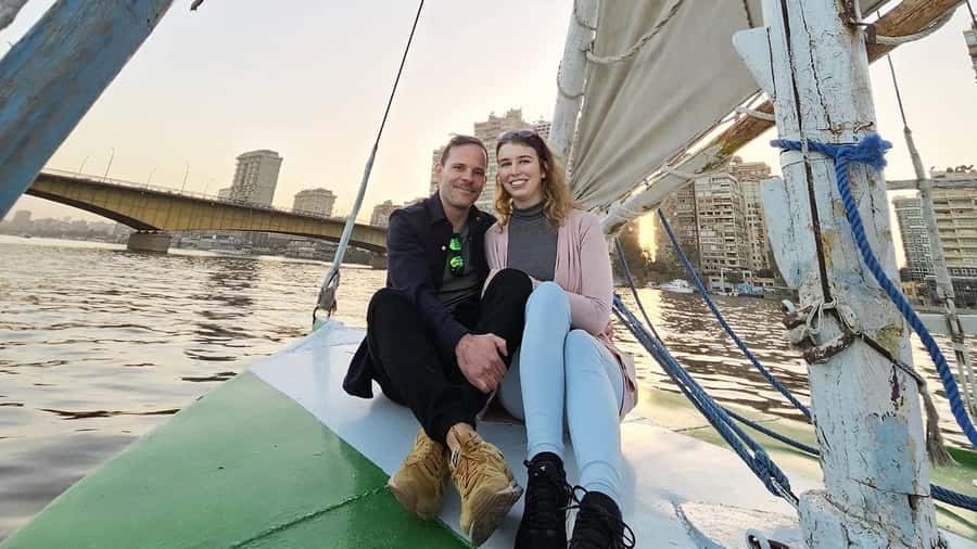 Cairo:Nilometer, Manial Palace,City of The Dead With Felucca - The Nilometer on Roda Island