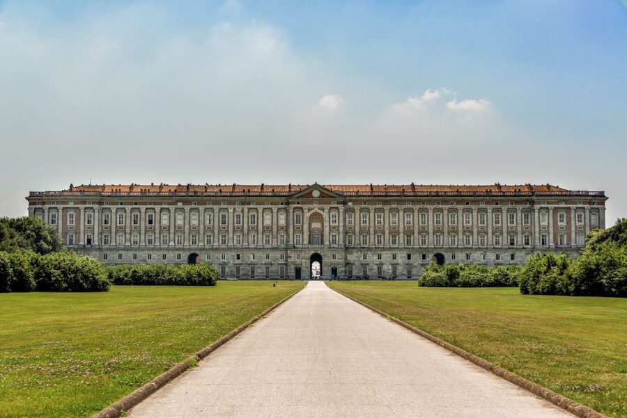 Campania: Royal Palace of Caserta Guided Private Tour - The 116-step staircase and upper vestibule