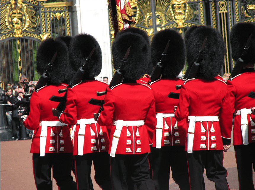Changing of the Guard at Buckingham Palace - The Mall: follow the movement, not just the music