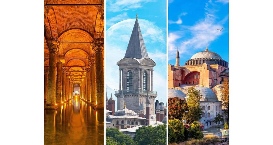 Combo: Hagia Sophia+Basilica Cistern Optional Topkapi Palace - Hagia Sophia: mosaics, domes, and complicated access