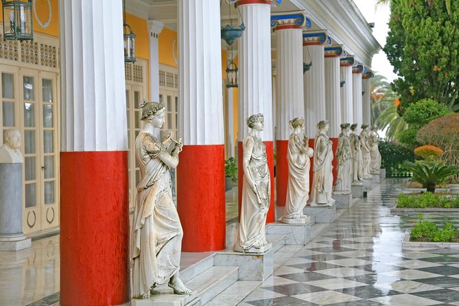Corfu Shore Excursion: Private Island Tour Including Achillion Palace - Achilleion Palace and two very different Achilles statues