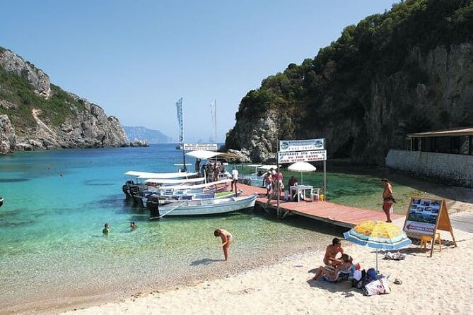 Corfu Tour with Achillion Palace and Paleokastritsa - Kanoni and the view toward Mouse Island