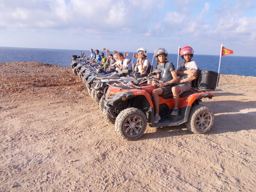 Crete: Quad Safari with Monastery, Malia Palace and Lunch - Passing Malia Palace and leaving the coast
