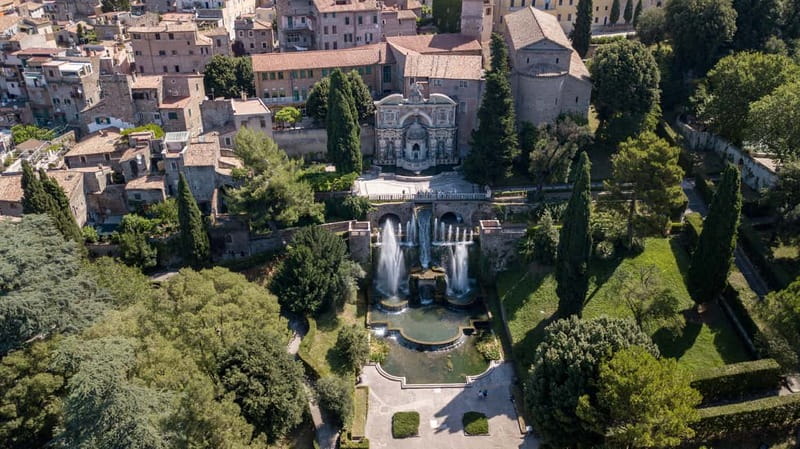 Day trip Rome by car : Tivoli Unesco Villa D'este & Hadrian - Villa d’Este: fountains, gardens, and a cooler afternoon