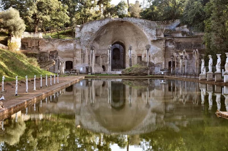 Day trip Rome by car : Tivoli Unesco Villa D'este & Hadrian - The Grande Cascata adds a strong final view