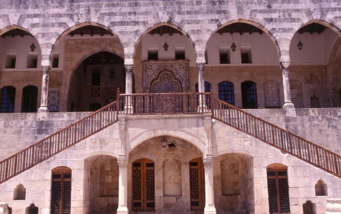 DeirElkamar, Beitdeen, Moussa Palace, EinwZien Grotto,Full-Day Trip PRIVATE-CAR - Beiteddine Palace: courtyards, galleries, and state rooms