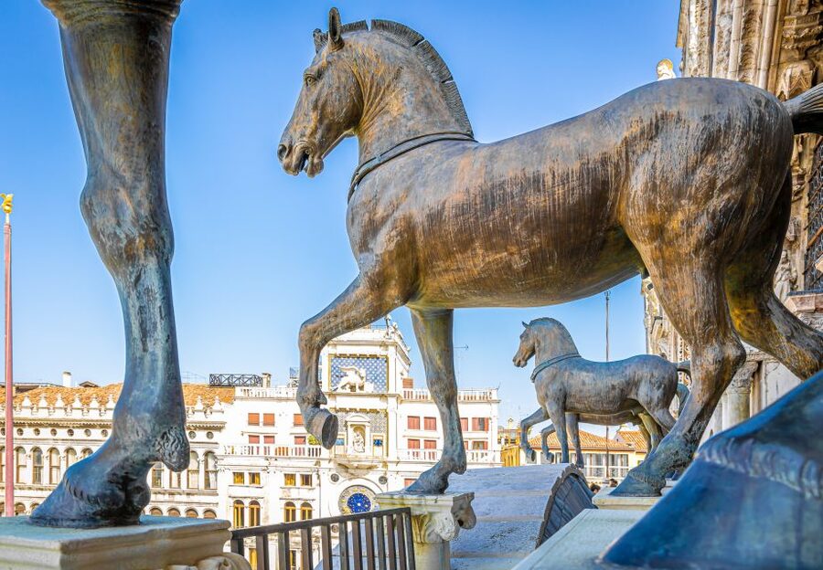 Doge's Palace & St. Mark's Basilica with Terrace Access Tour - St. Mark’s Basilica and the bronze horses