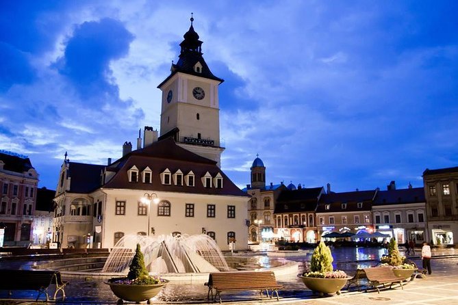 Dracula's Castle, Peles Castle and old town Brasov from Bucharest - One hour in Brasov and the Piata Sfatului