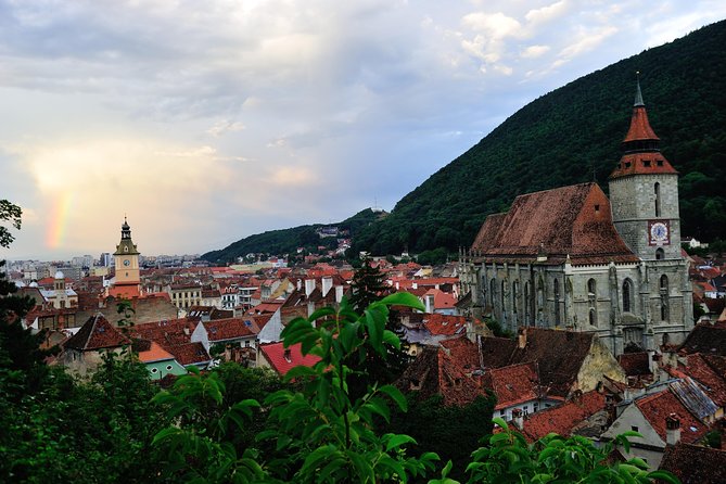 Dracula's Castle & Peles Palace Tour from Bucharest Including Brasov Old Town - Brasov Old Town after the castle
