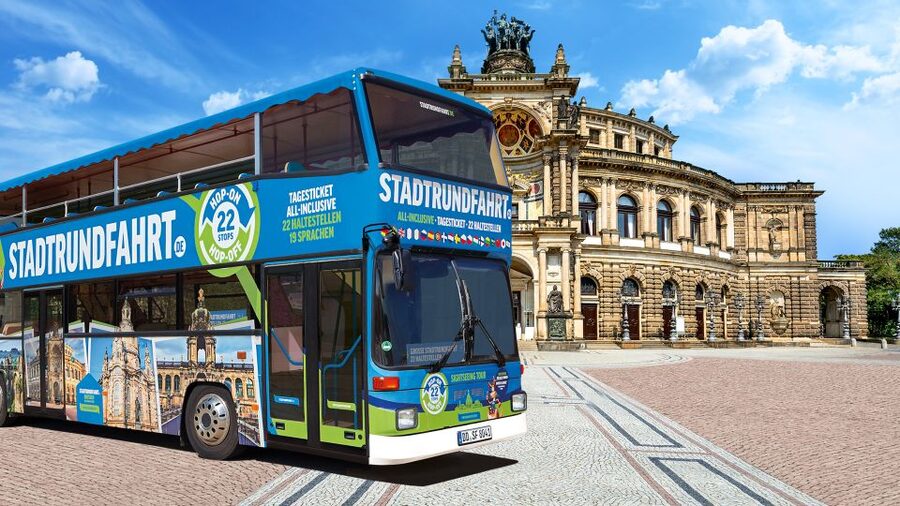 Dresden: Zwinger Skip-the-Line & 2-Day Hop-On Hop-Off Bus - Using the 22-stop bus without wasting the ticket