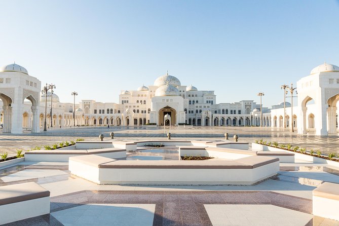 Dubai to Abu Dhabi Day Trip: Grand Mosque, Palace & Etihad Towers - The Corniche gives you a quick city picture
