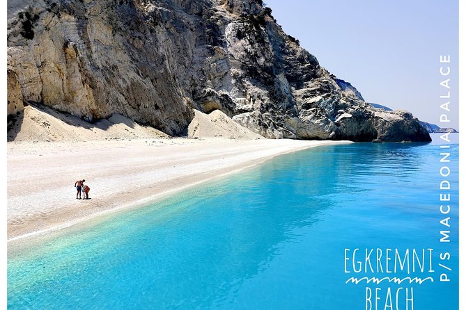 Explore Ionian Sea with its 50 shades of blue on Makedonia Palace - Egremni Beach offers the main swim break