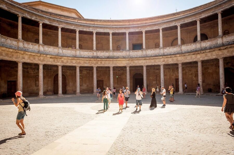 Fast-Track Alhambra & Nasrid Palaces Guided Tour - Alcazaba fortress: stone walls and Granada views