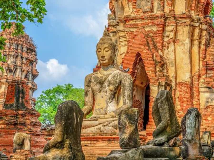 From Bangkok: Ayutthaya Tour, Elephant Palace & Royal Kraal - Wat Phra Sri Sanphet and the royal center