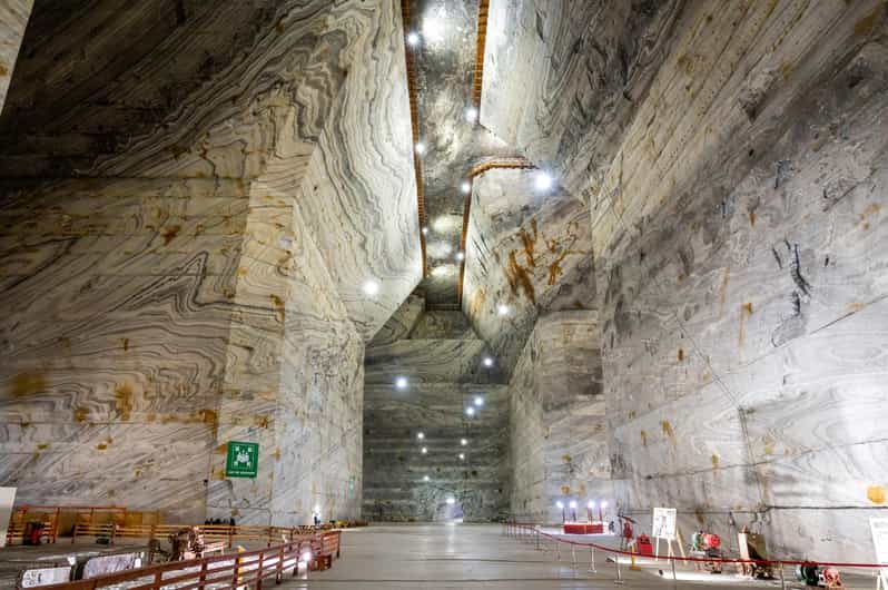 From Bucharest: Largest Salt Mine In Europe and Peles Castle - What the salt mine visit feels like