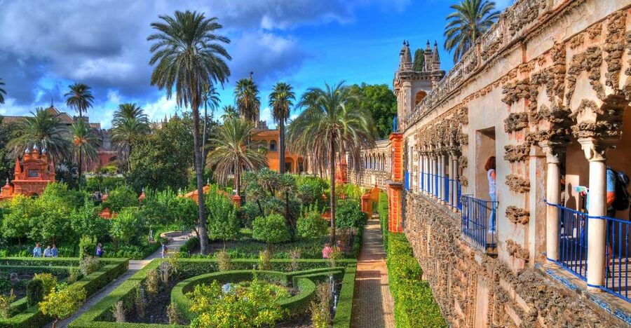 From Costa del Sol: Seville and Royal Alcázar Palace - Entering the Royal Alcázar of Seville