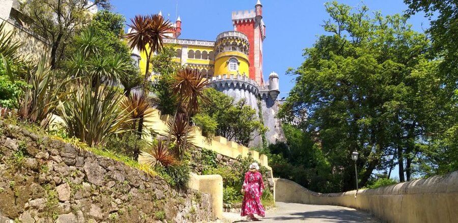 From Lisbon: Sintra, Pena Palace and Quinta da Regaleira - Pena Palace, Sintra’s colorful mountaintop showpiece