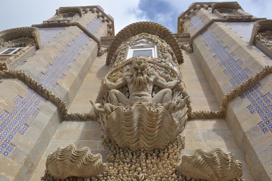 From Lisbon: Sintra Pena Palace Cascais 8-People Group Tour - Sintra village and the mountain setting