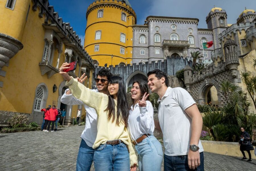 From Lisbon: Sintra & Pena Palace Day Trip with Wine Tasting - The gardens and Romantic setting around Pena Palace