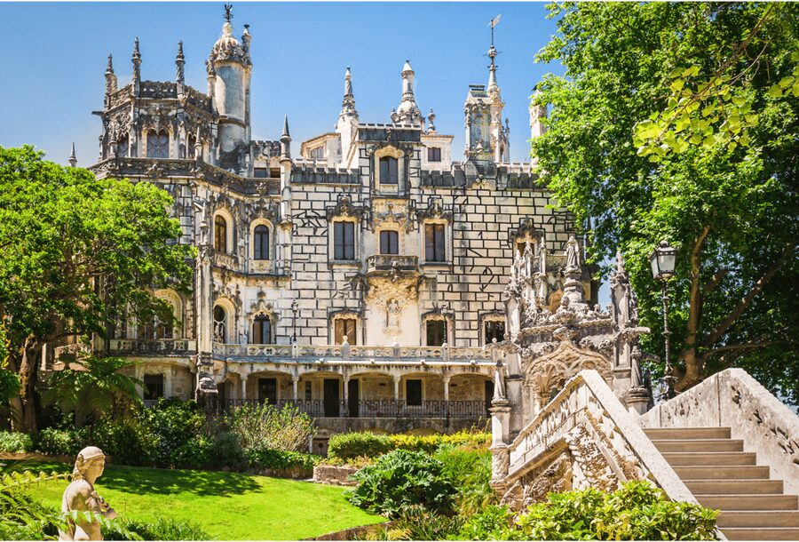 From Lisbon: Sintra, Pena Palace, Regaleira, Cabo da Roca, and Cascais - Quinta da Regaleira in 70 minutes