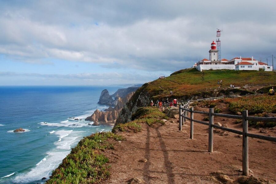 From Lisbon: Sintra, Pena Palace, Regaleira, Roca & Cascais - Cabo da Roca puts the Atlantic back in the picture