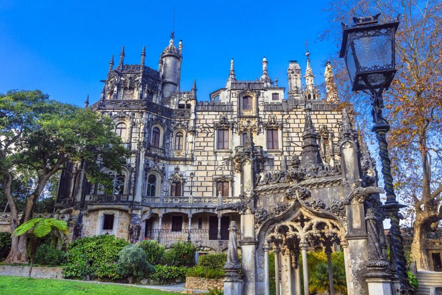 From Lisbon: Sintra Tour - Pena, Regaleira & Monserrate - Pena Palace: begin with Portugal’s most theatrical palace