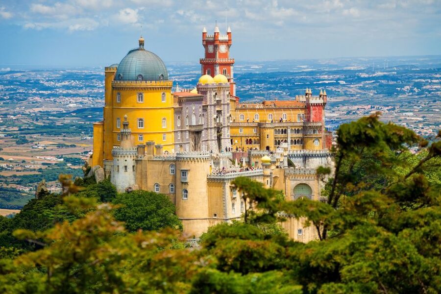 From Lisbon: Sintra Tour with Queluz Palace Entrance - The Moorish Castle supplies the best high view