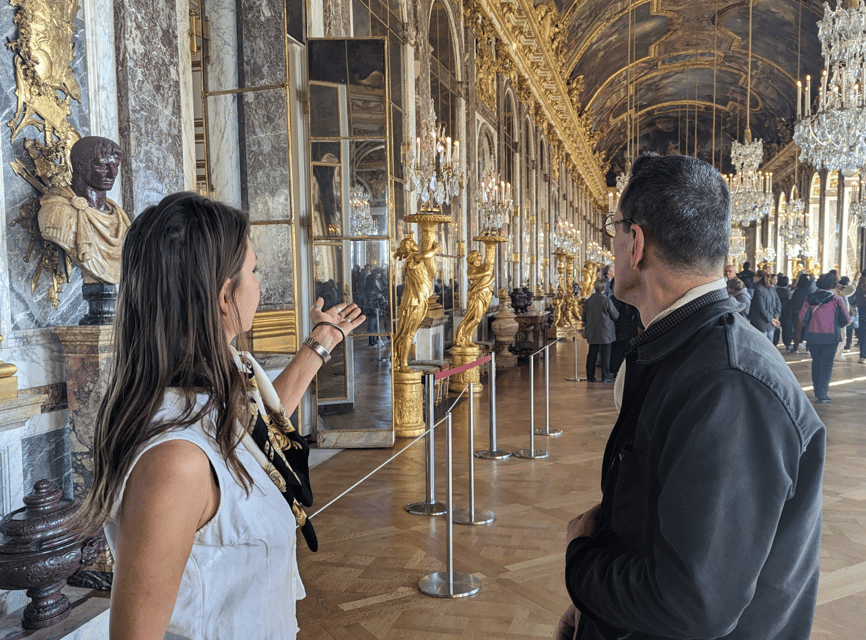 From Paris: Versailles Palace & Garden with Golf Cart - Entering Versailles through the Royal Courtyard