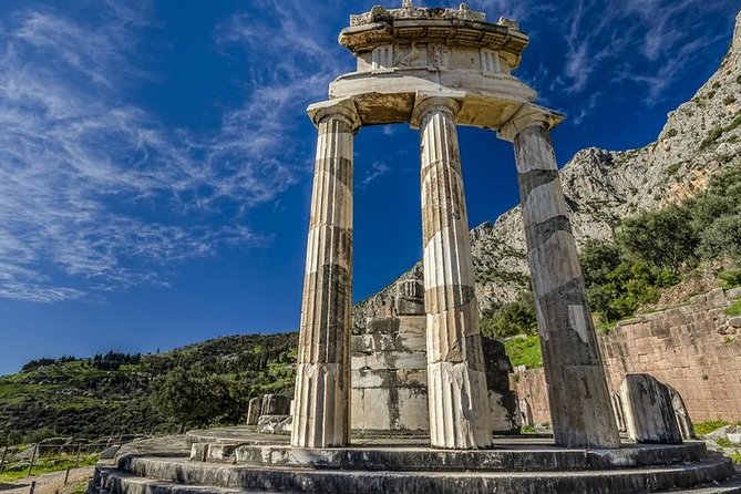 ''Full-Day Tour of Delphi-Byzantine Monastery of Hosios Loukas'' - Reaching Delphi, the ancient center of the Greek world
