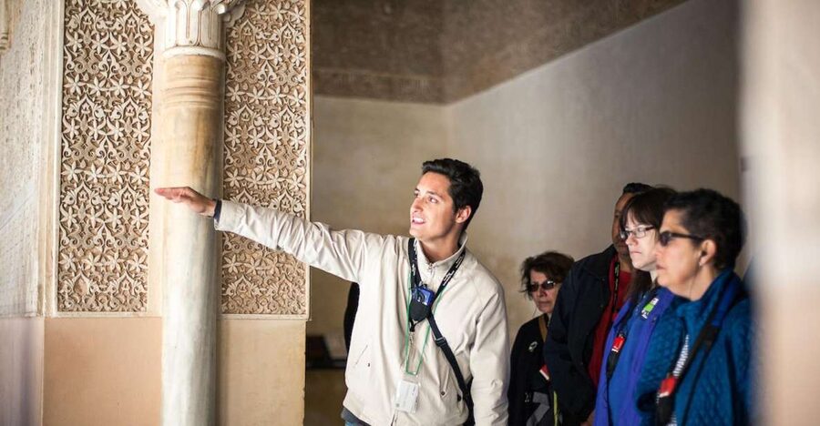 Granada: Alhambra and Nasrid Palaces Small Guided Tour - The Court of the Lions in half an hour