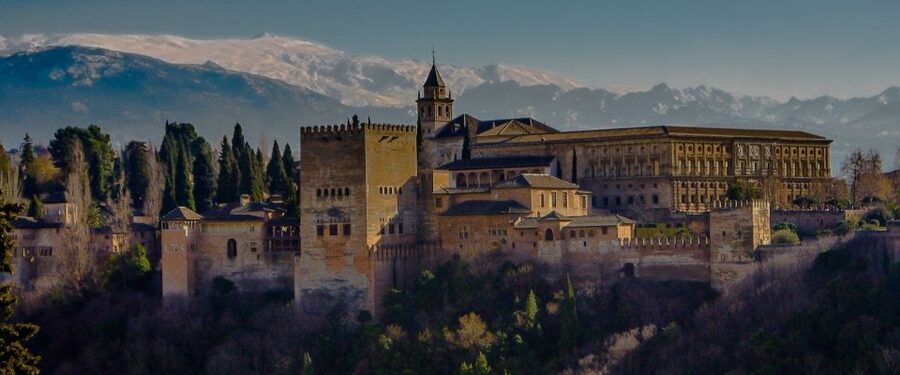 Granada: The Alhambra and Nasrid Palaces Guided Night Tour - The Palace of the Lions and its illuminated fountain