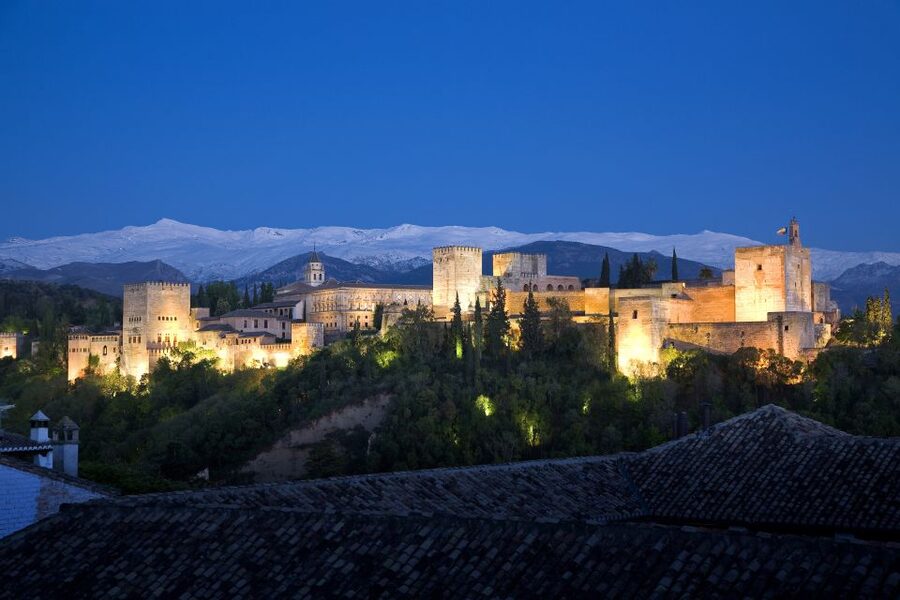 Granada: The Alhambra and Nasrid Palaces Guided Night Tour - The first palace rooms: Mexuar and Comares