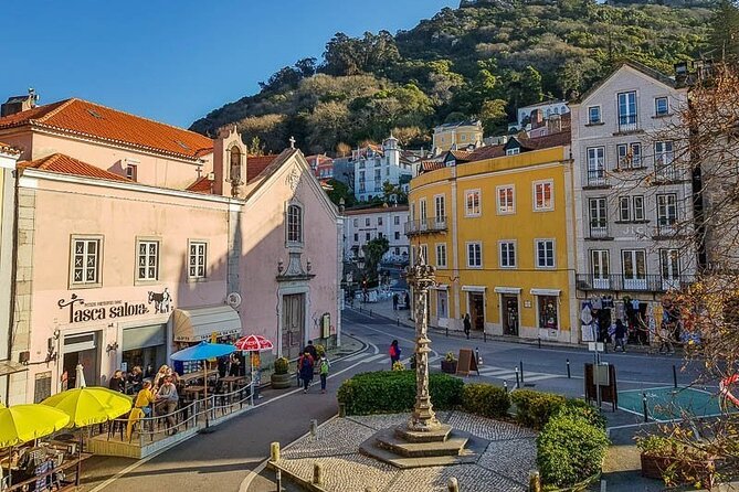 Group Tour to Sintra, Pena, Regaleira, Cabo da Roca & Cascais - Pena Palace delivers the postcard moment