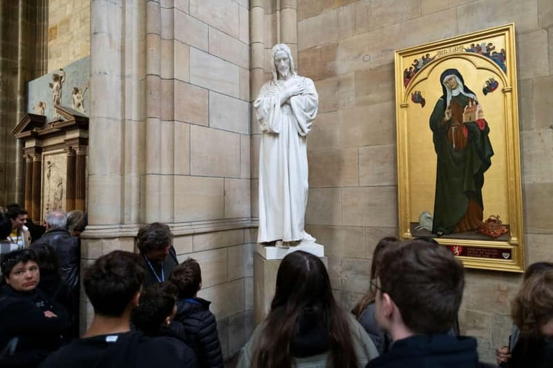 Guided Tour of Prague Castle with Ticket and Transport - St. George’s Basilica, smaller and more atmospheric
