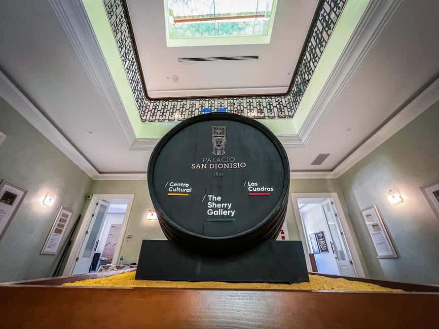 Jerez de la Frontera: Sherry Gallery and San Dionisio Palace - Historic labels, bottles, and interactive displays